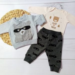 Conjunto Micropolar 3 piezas niño Modelo Oso